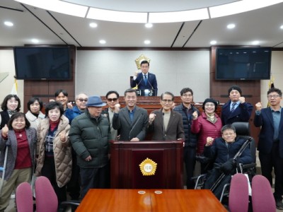 손영준 노원구의장, 장애인 단체장들 만나 현실 어려움 귀 기울여