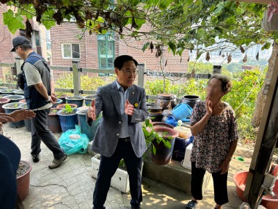 안복동 노원구의원, 상계동 위험 건축물 안전 민원 해결