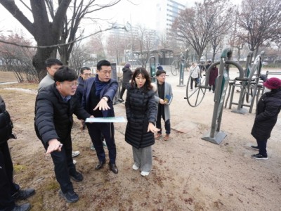 손영준 노원구의장, 주민 불편 신속한 해결 위해 현장점검 나서