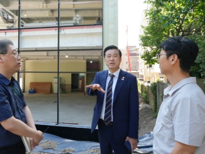 손영준 노원구의장, 민원해결 현장 확인 및 후속 조치 위해 재방문