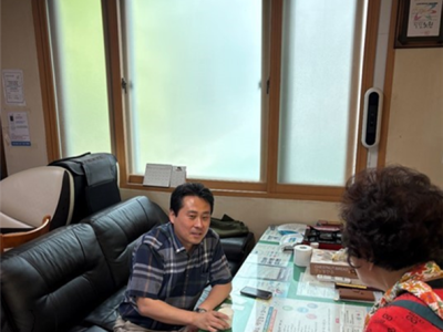 정영기 의원, 원터경로당 무더위 안전 점검