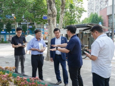 손영준 노원구의장, 민원 현장 찾아 ‘주민쉼터’ 조성 방안 논의